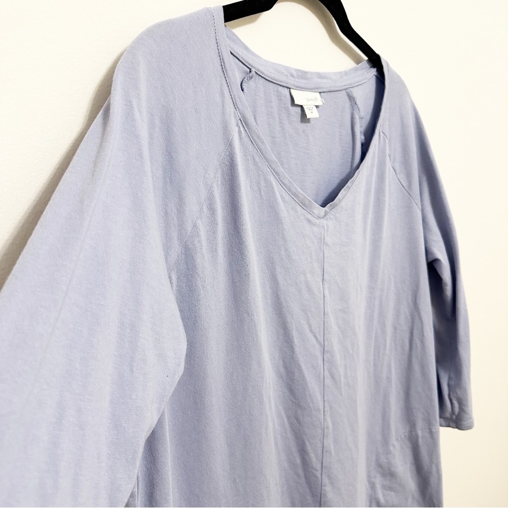 PureJill by J Jill Periwinkle Pull Over Tunic Size Medium Relaxed Fit Pockets - Picture 3 of 11